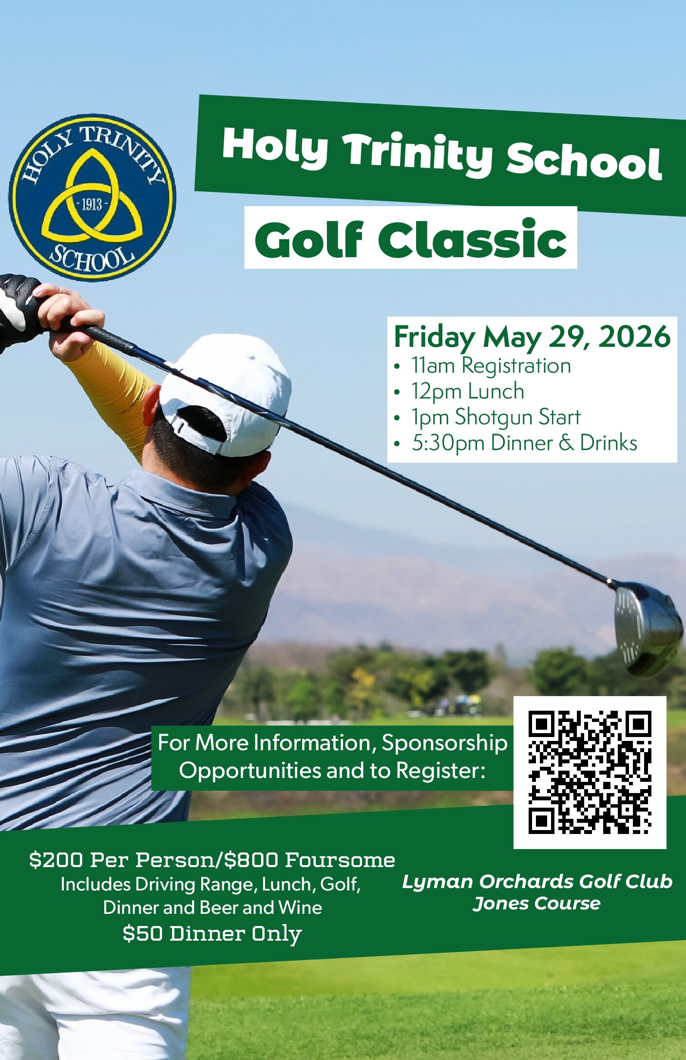 HTS Golf Ad Poster 2026